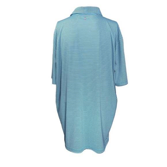 STITCH XL Golf Polo Stripe Breathable Moisture Wicking Antimicrobial - Picture 2 of 11